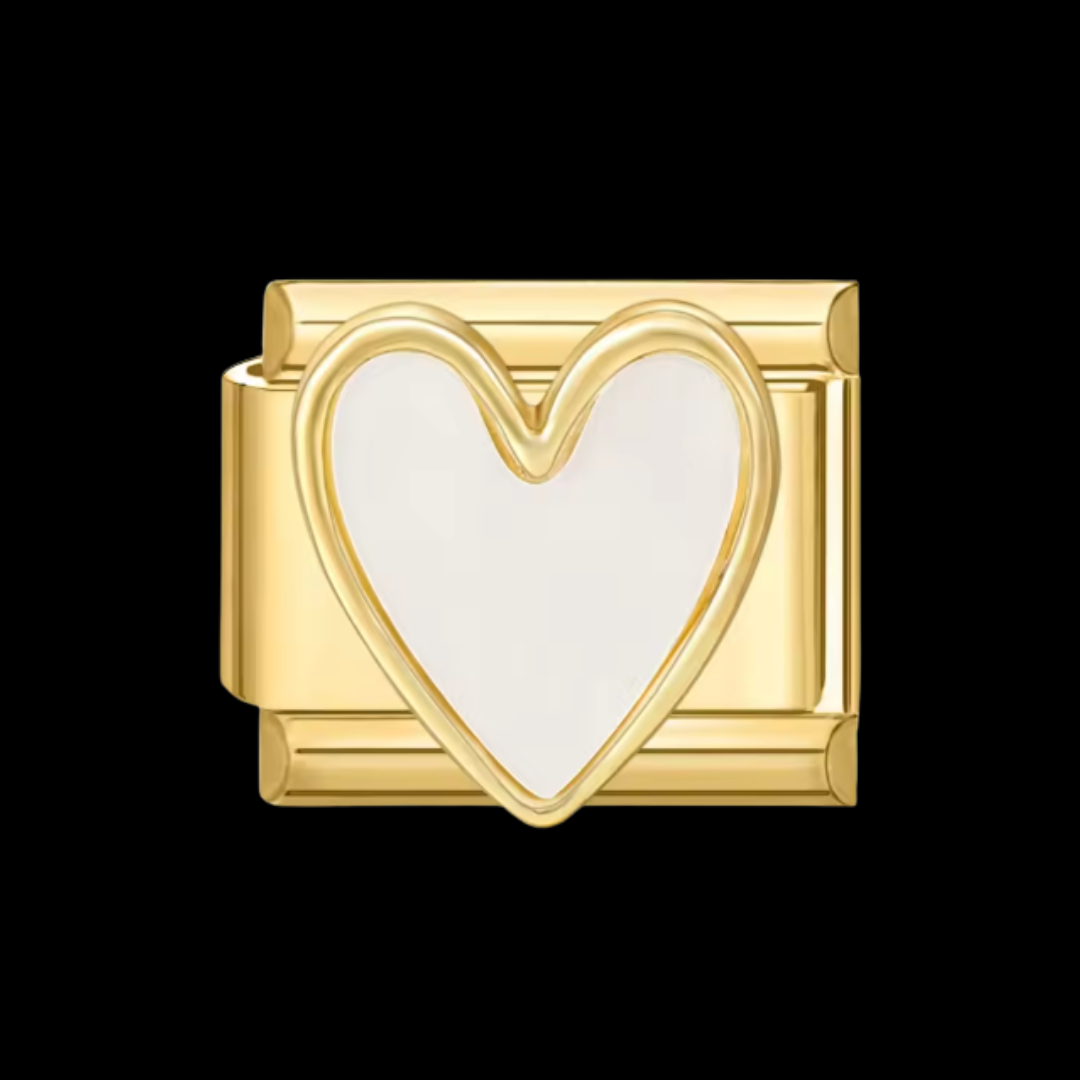 White Gold Heart